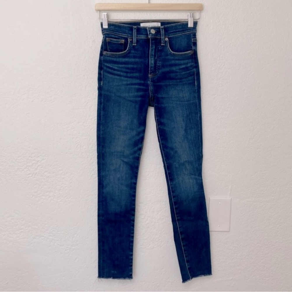 Denim Forum‎ Nico Mid Rise Skinny Crop Jeans, Size 25